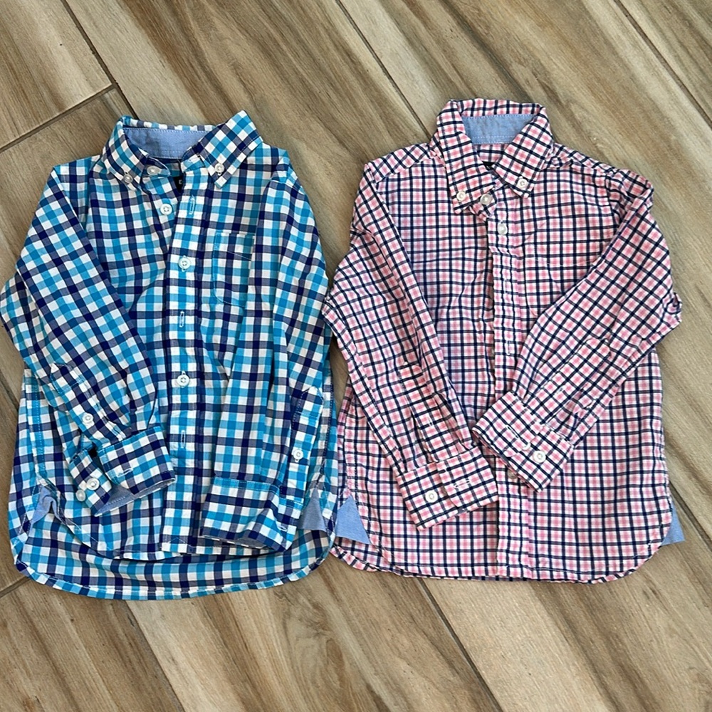 Boys cotton button down shirts 2T